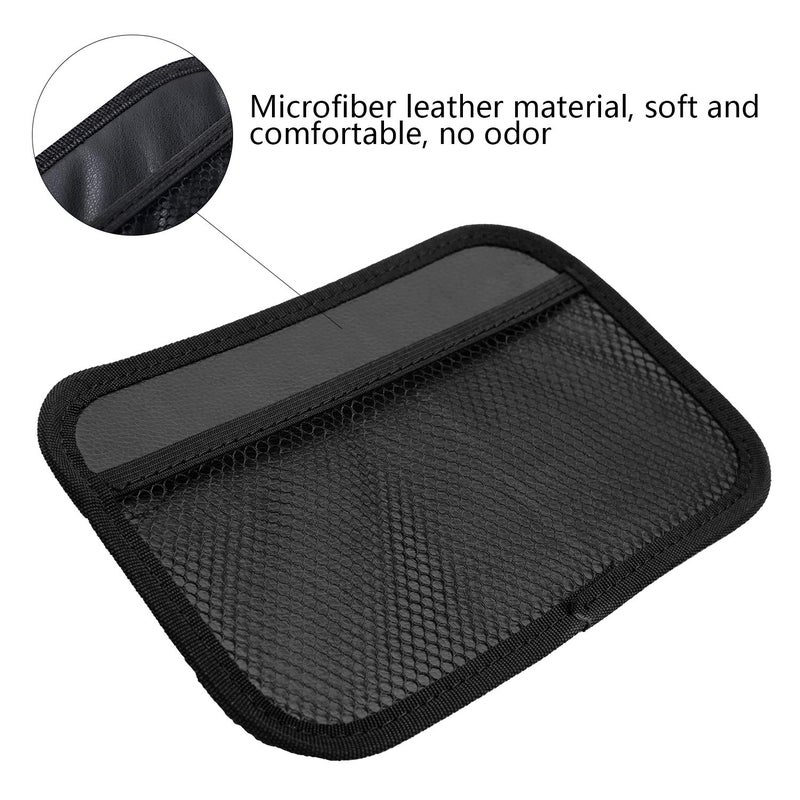 INNOLIFE Car Net Pocket Side Clutter Scattered Storage Phone Holder Strong Paste Organizer 8"x5.75"(2pcs L) - Image 3
